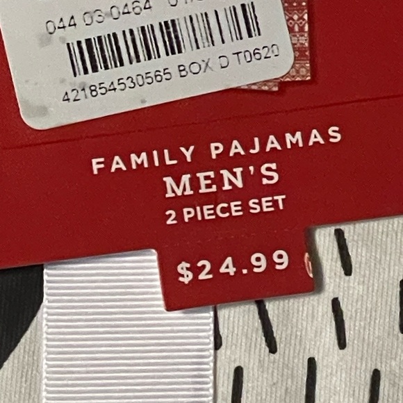 Mens or teens large PAJAMAS Red and white in color!! unisex? Brand New! - Picture 3 of 8